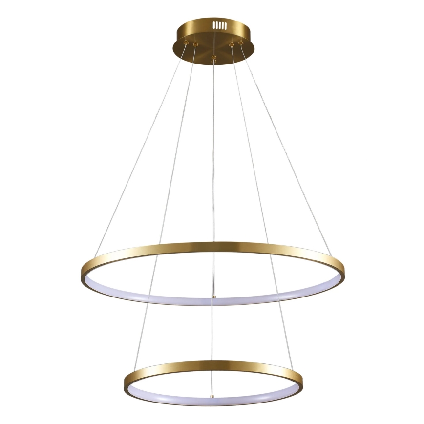 LED Luster na lanku LEA LED/35W/230V 4000K pr. 60 cm zlatá