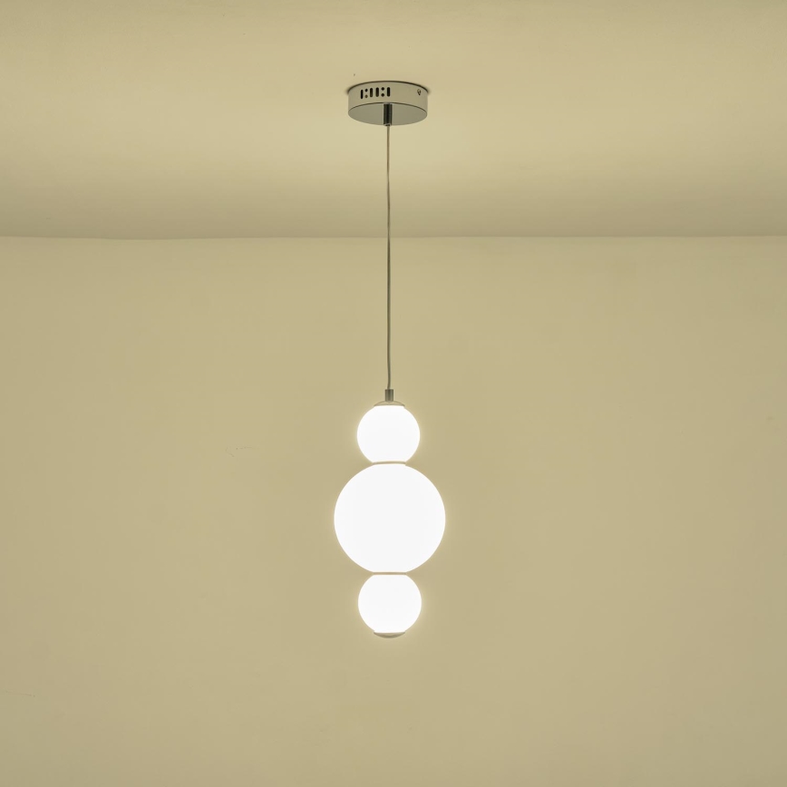 LED Luster na lanku LED/12,6W/230V 3000K