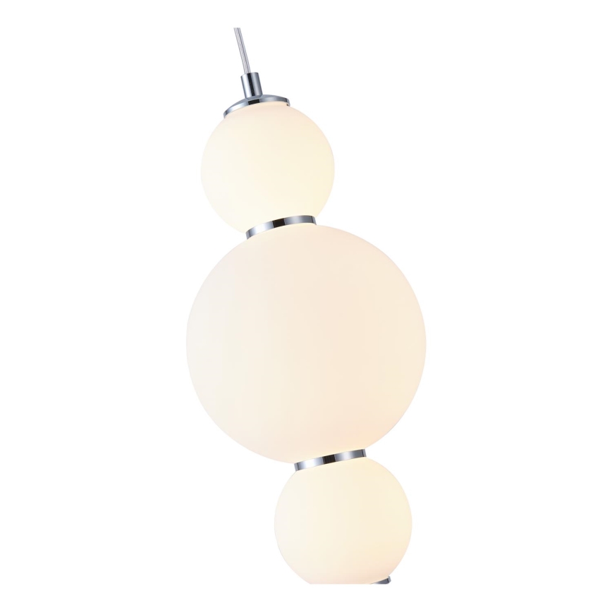 LED Luster na lanku LED/12,6W/230V 3000K