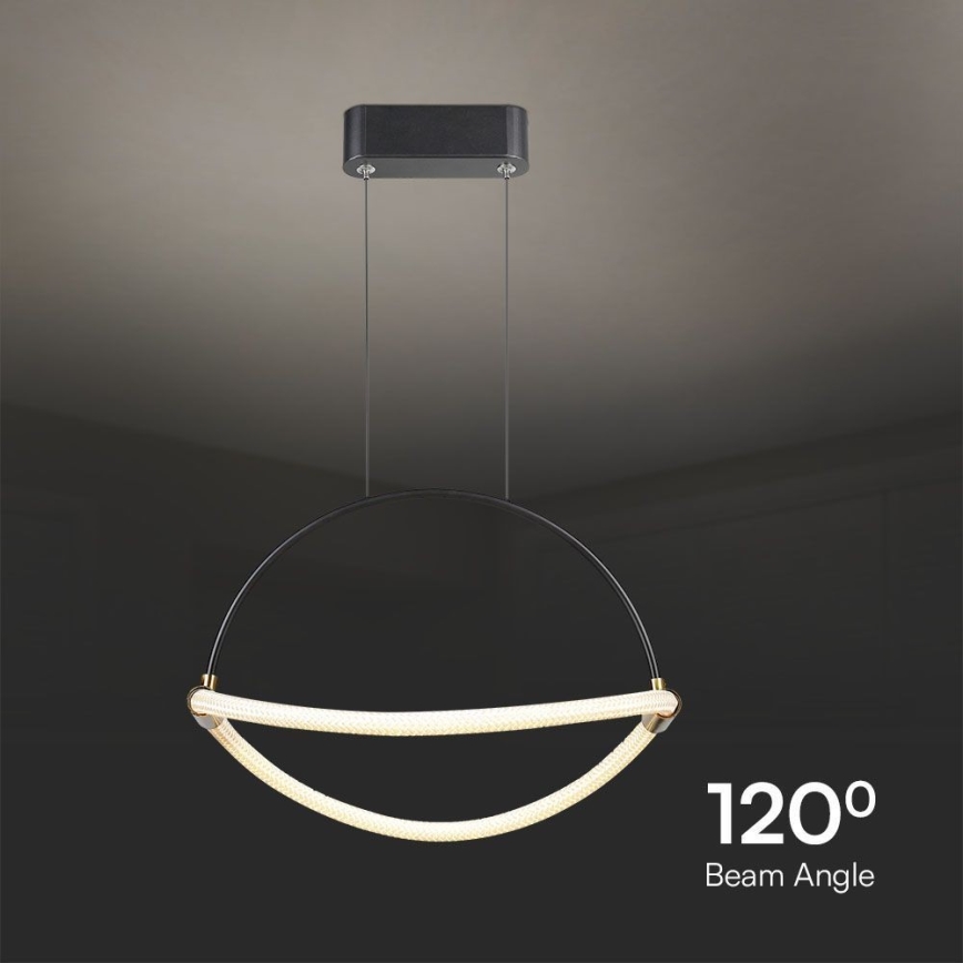 LED Luster na lanku LED/12W/230V 3000K pr. 40 cm