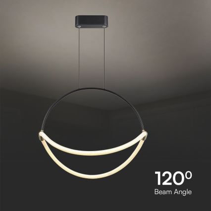 LED Luster na lanku LED/16W/230V 4000K pr. 50 cm