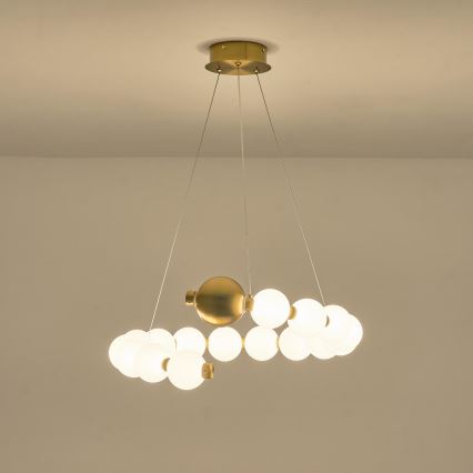 LED Luster na lanku LED/20W/230V 3000K