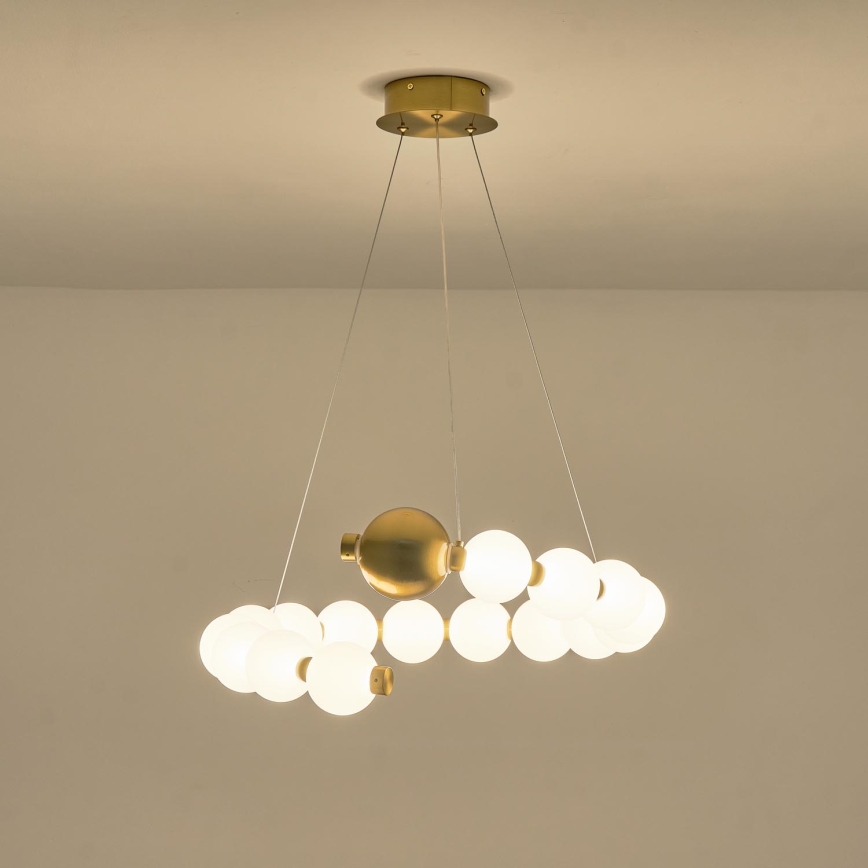 LED Luster na lanku LED/20W/230V 3000K