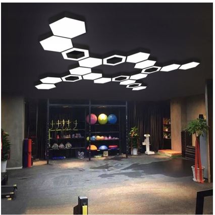 LED luster na lanku LED/20W/230V, čierny