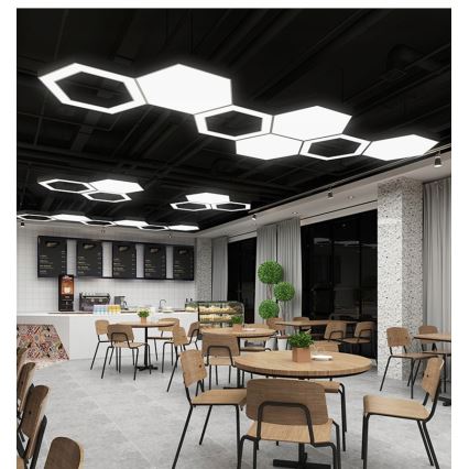 LED luster na lanku LED/20W/230V, čierny