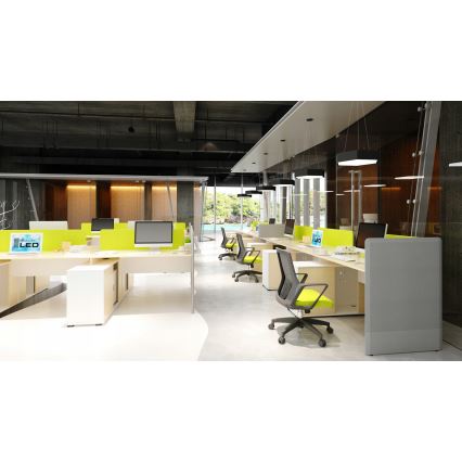 LED luster na lanku LED/20W/230V, čierny