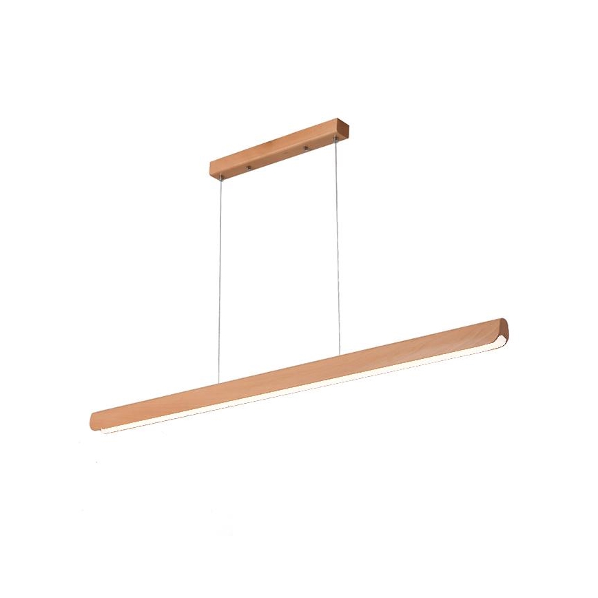 LED Luster na lanku LED/22W/230V 4000K 120 cm buk/masív