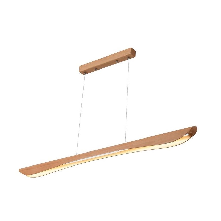 LED Luster na lanku LED/22W/230V 4000K 120 cm buk/masív