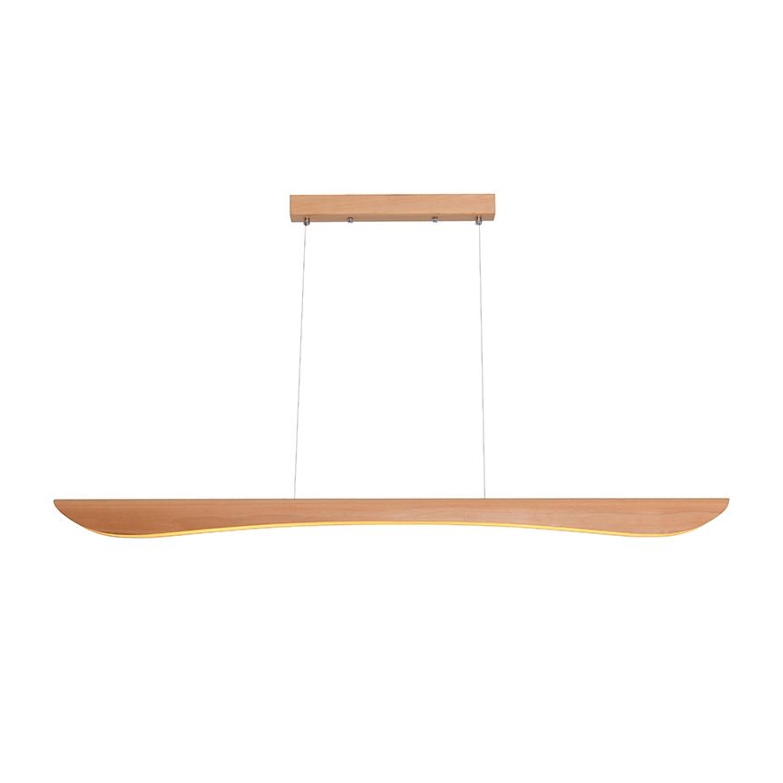 LED Luster na lanku LED/22W/230V 4000K 120 cm buk/masív