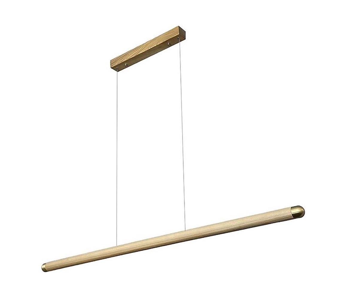 LED Luster na lanku LED/22W/230V 4000K 120 cm jaseň/masív WRL0521