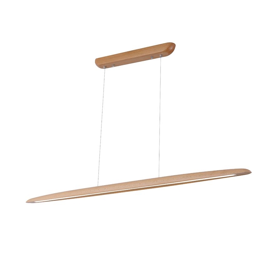 LED Luster na lanku LED/22W/230V 4000K 130 cm buk/masív