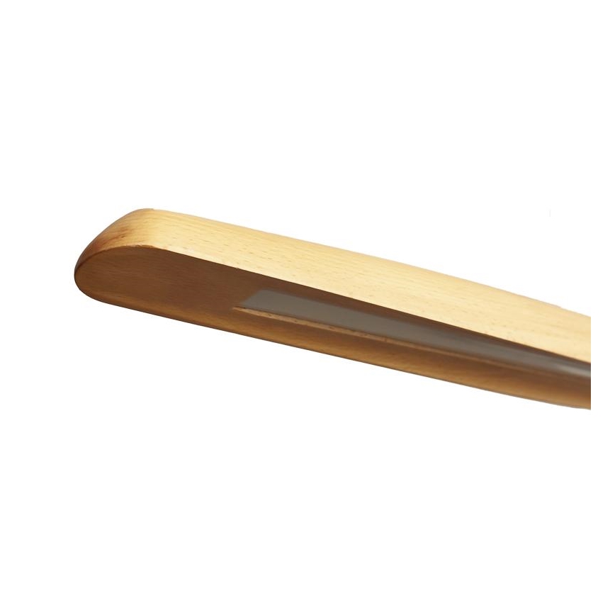 LED Luster na lanku LED/22W/230V 4000K 130 cm buk/masív