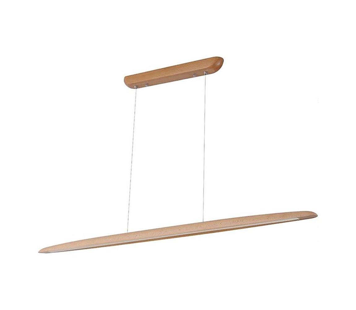  LED Luster na lanku LED/26W/230V 4000K 150 cm buk/masív WRL0322