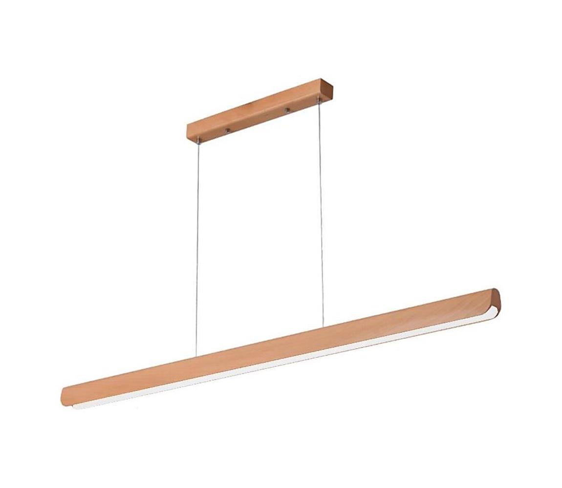 LED Luster na lanku LED/26W/230V 4000K 150 cm buk/masív WRL0422