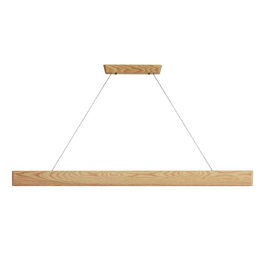 LED Luster na lanku LED/26W/230V 4000K 150 cm jaseň/masív
