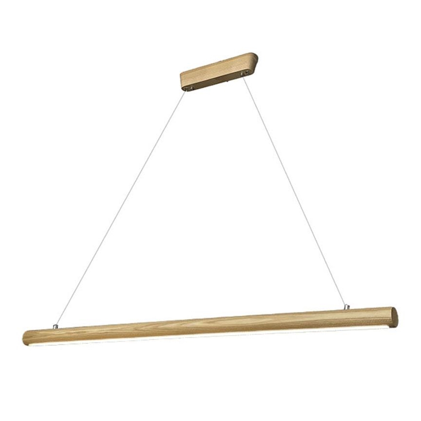 LED Luster na lanku LED/26W/230V 4000K 150 cm jaseň/masív