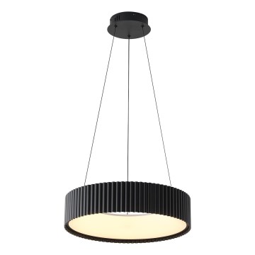 LED Luster na lanku LED/30W/230V 3000K čierna