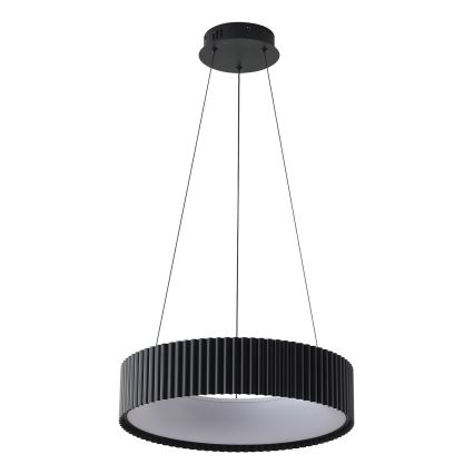 LED Luster na lanku LED/30W/230V 3000K čierna