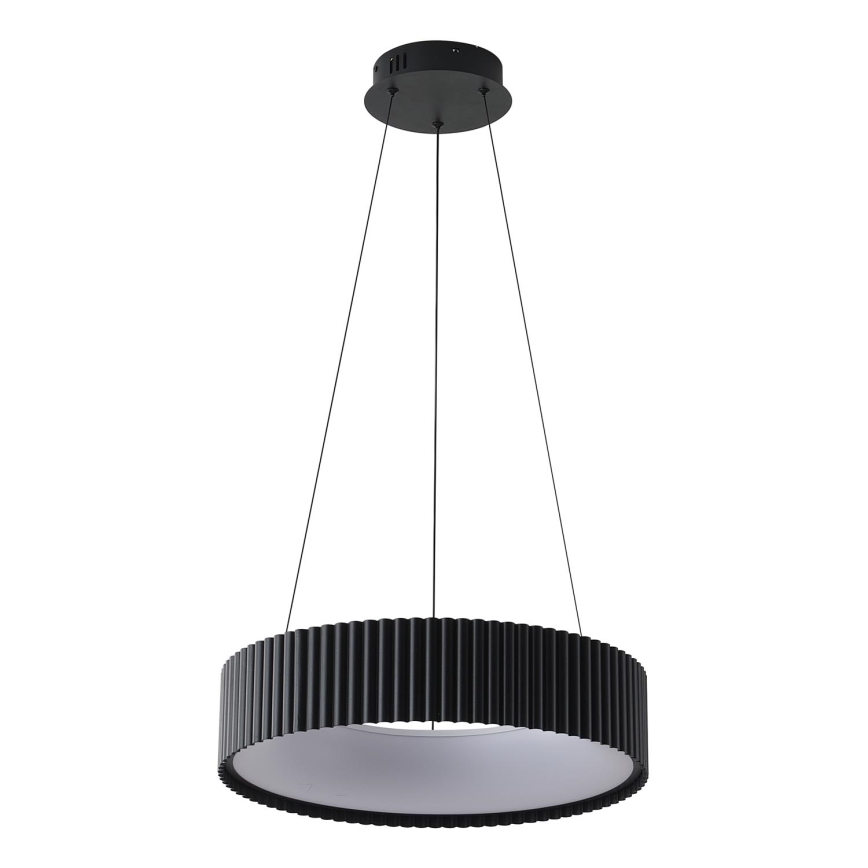 LED Luster na lanku LED/30W/230V 3000K čierna