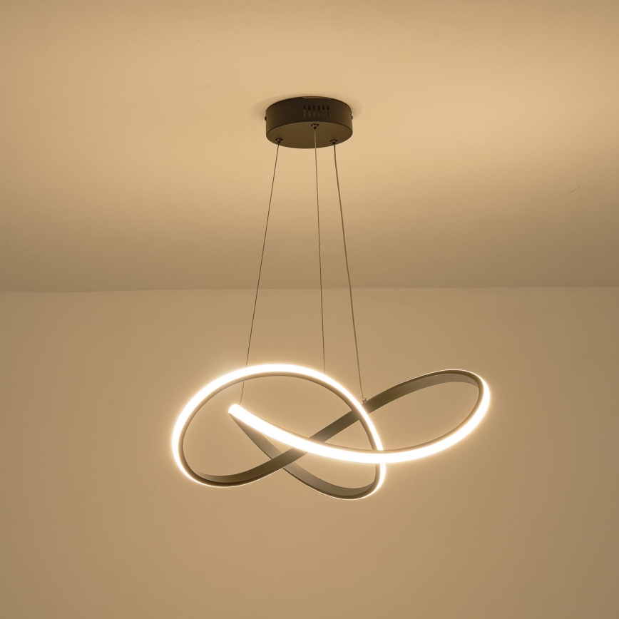 LED Luster na lanku LED/30W/230V 3000K