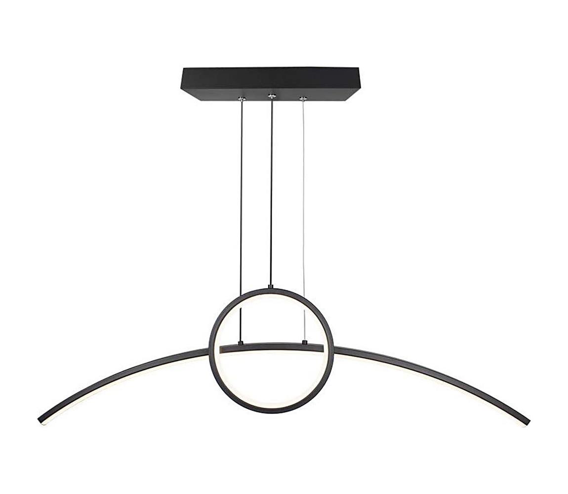 LED Luster na lanku LED/30W/230V 4000K 88 cm čierna 6933