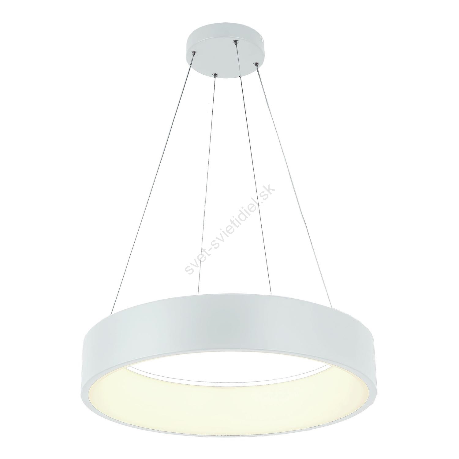 LED Luster na lanku LED/30W/230V 4000K pr. 45 cm biela | Svet svietidiel