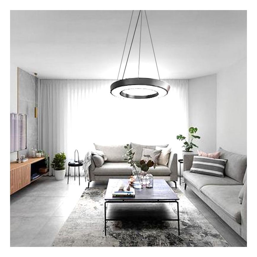 LED Luster na lanku LED/30W/230V 4000K pr. 60 cm