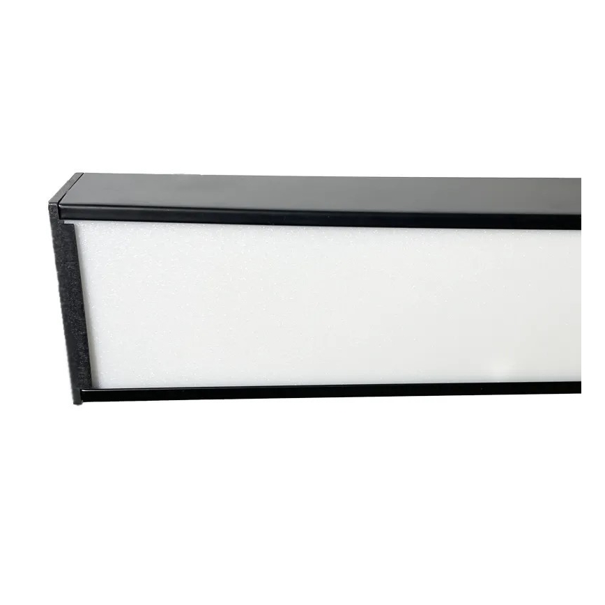 LED Luster na lanku LED/32W/230V 4000K pr. 120 cm čierna