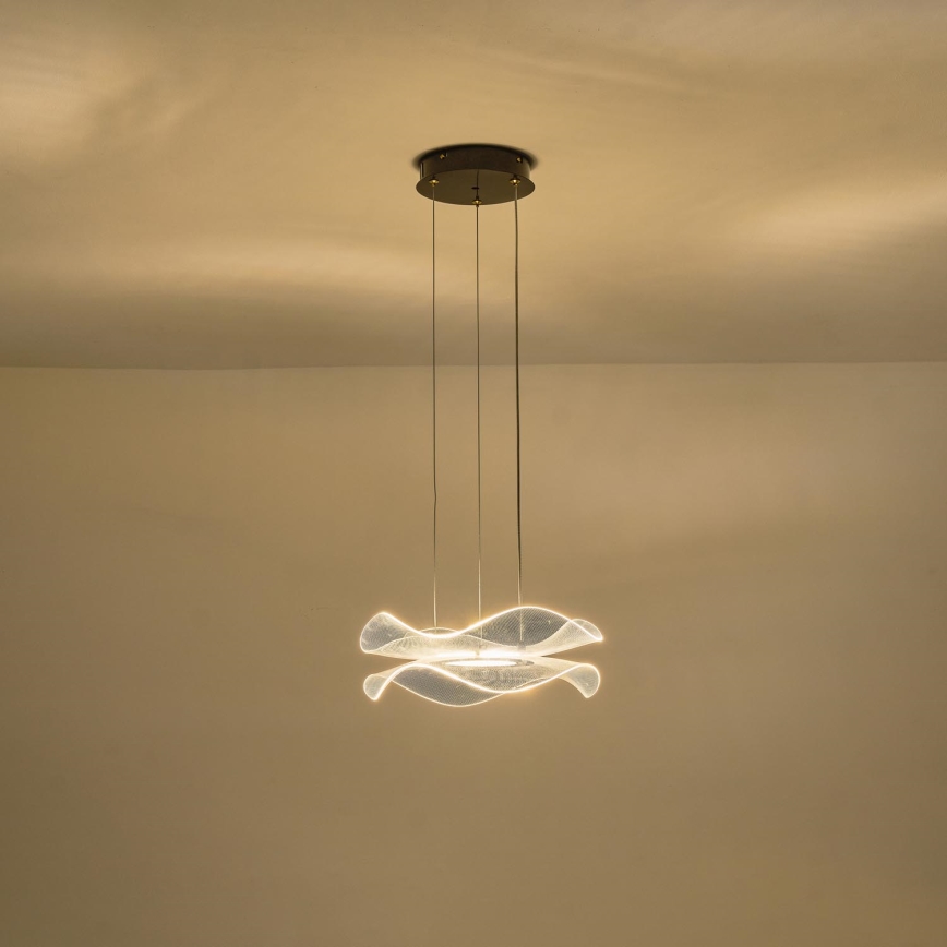 LED Luster na lanku LED/34W/230V 3000K