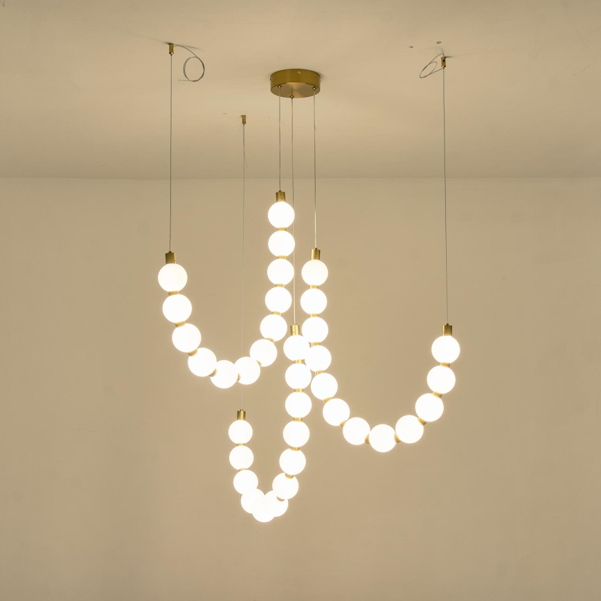 LED Luster na lanku LED/35W/230V 3000K