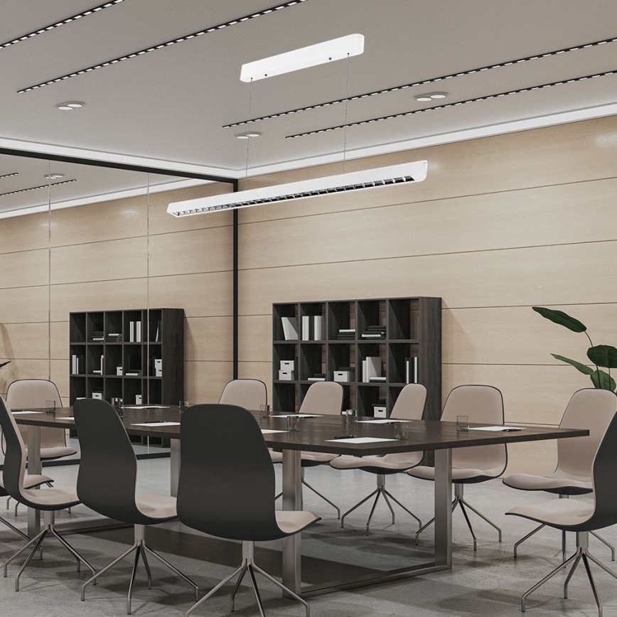 LED Luster na lanku LED/36W/230V 3000/4000/6400K biela