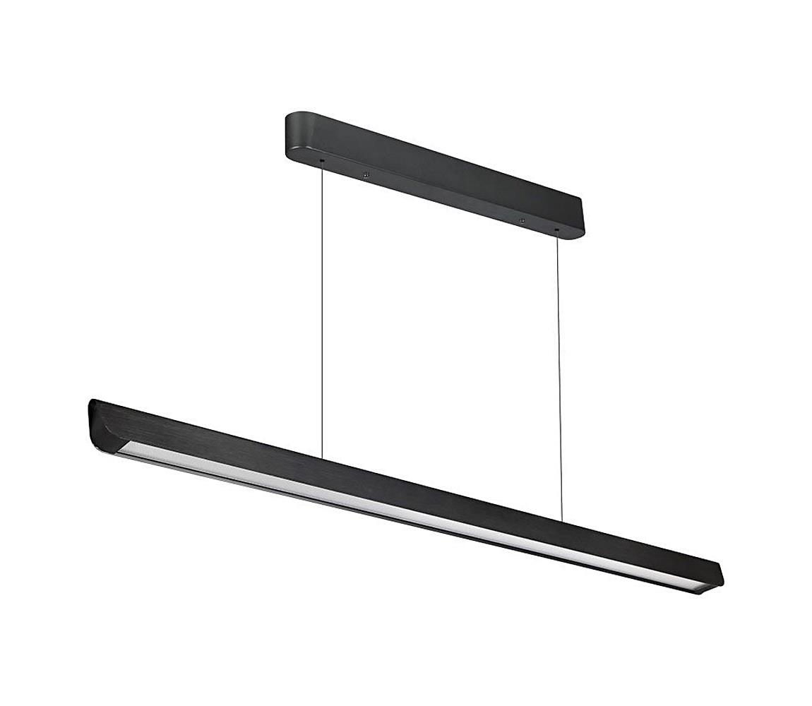  LED Luster na lanku LED/36W/230V 3000/4000/6400K čierna 23345
