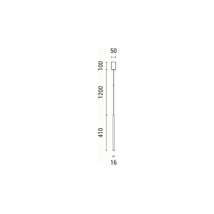 LED Luster na lanku LED/3W/230V 3000K pr. 5 cm