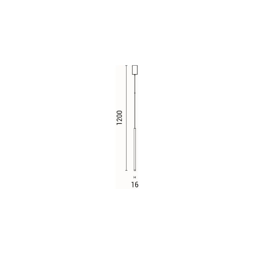 LED Luster na lanku LED/3W/230V 3000K pr. 6 cm