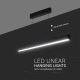LED Luster na lanku LED/40W/230V 3000/4000/6400K čierna