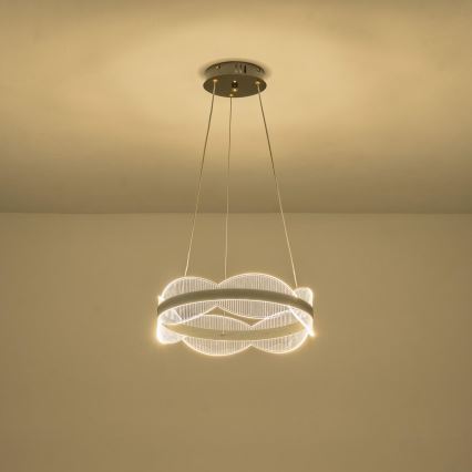 LED Luster na lanku LED/48W/230V 3000K