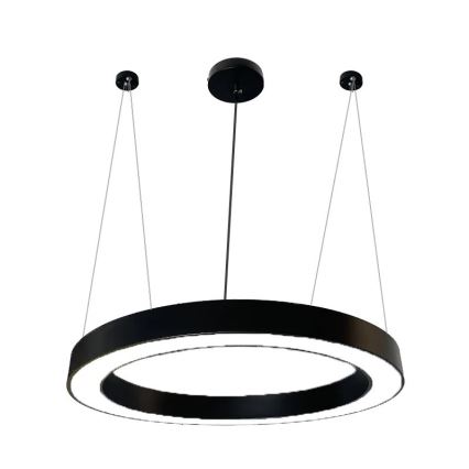 LED Luster na lanku LED/50W/230V 4000K pr. 100 cm čierna