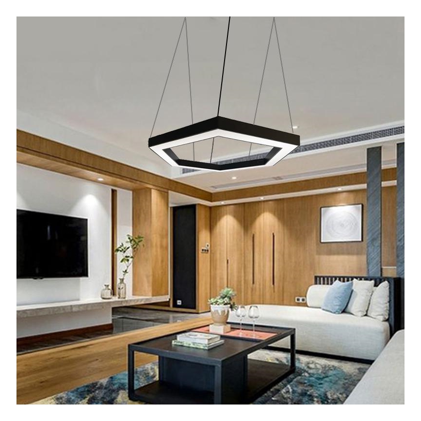 LED Luster na lanku LED/50W/230V 4000K pr. 100 cm