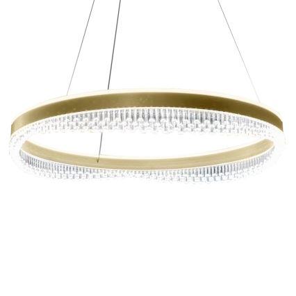 LED Luster na lanku LED/52W/230V pr. 60 cm zlatá