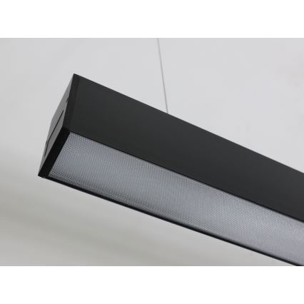 LED luster na lanku LED/55W/230V 3000/4000/6500K 120 cm čierna