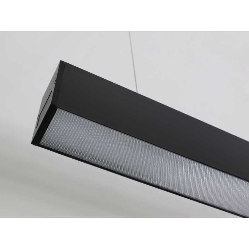LED luster na lanku LED/55W/230V 3000/4000/6500K 120 cm čierna