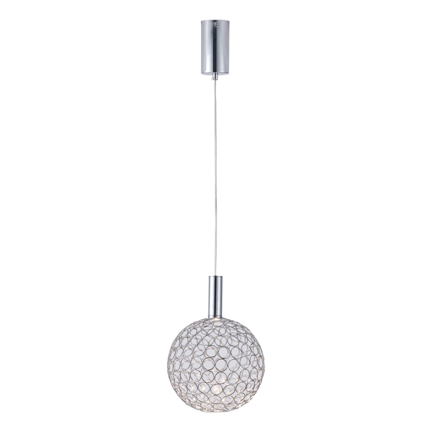 LED Luster na lanku LED/6,3W/230V 3000K zlatá pr. 25 cm