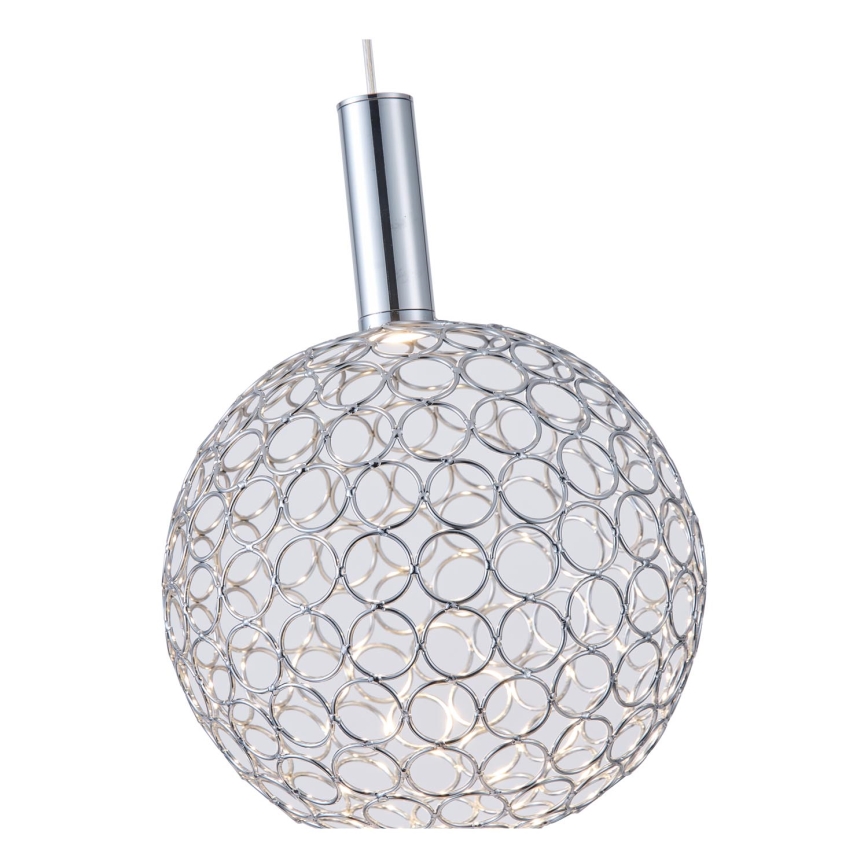 LED Luster na lanku LED/6,3W/230V 3000K zlatá pr. 25 cm