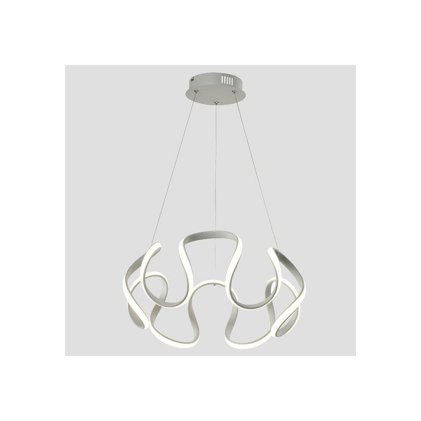 LED Luster na lanku LED/60W/230V 3000K biela