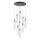 LED Luster na lanku LED/60W/230V 3000K