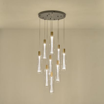 LED Luster na lanku LED/60W/230V 3000K
