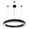 LED Luster na lanku LED/60W/230V 4000K pr. 120 cm čierna