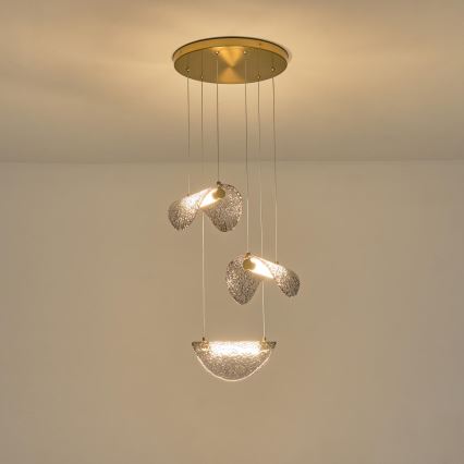 LED Luster na lanku LED/6W/230V 3000K
