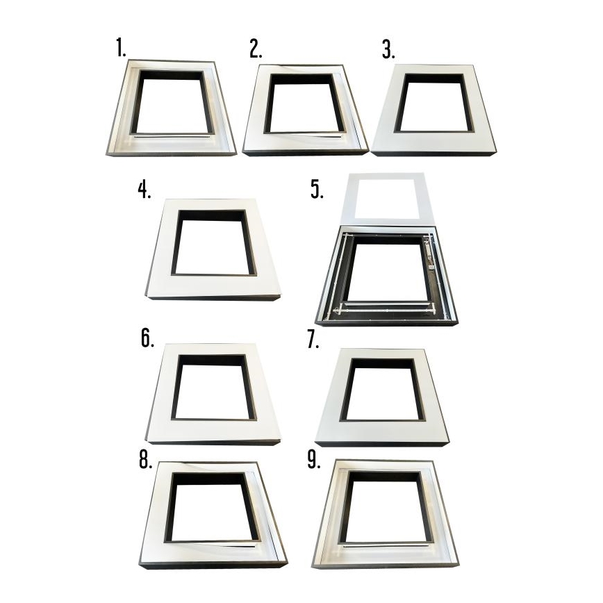 LED Luster na lanku LED/70W/230V 4000K 100x100 cm čierna