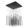 LED Luster na lanku LED/72W/230V 3000K